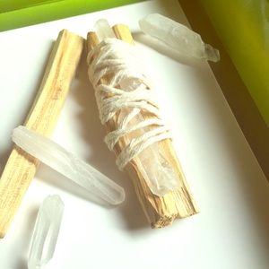 Palo Santo & Crystal Bundle Sticks